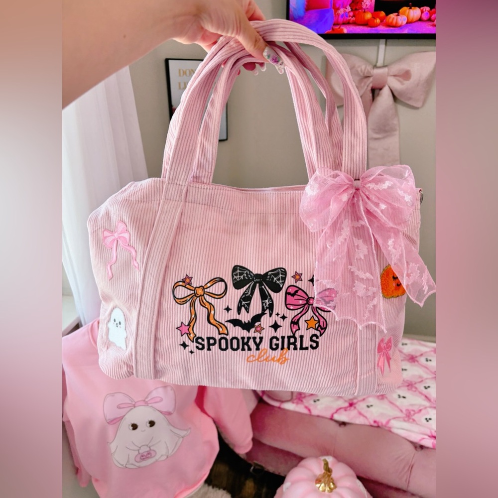 Pink Spooky Girls Club Bag
